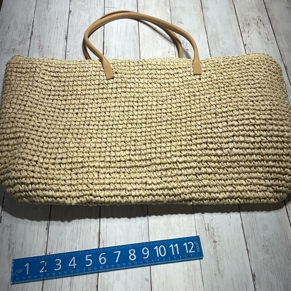 AQUA
Extra-Large Woven Tote - 100% Exclusive Bloomingdale’s - Picture 5 of 5